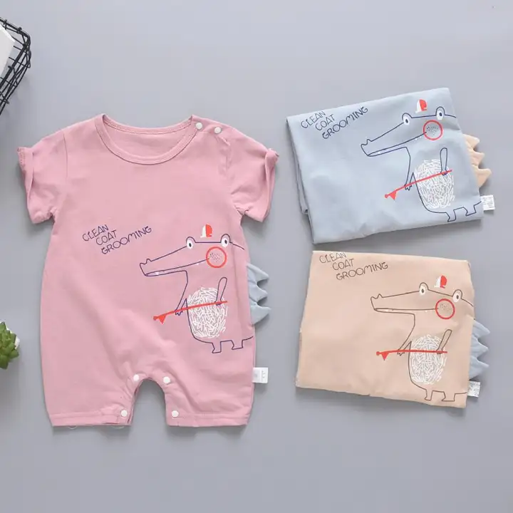 baby boy short sleeve jumpsuit