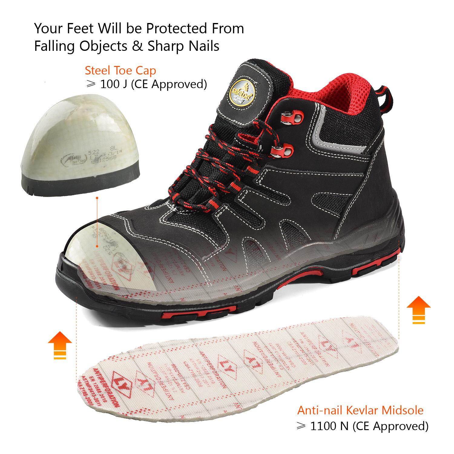 ladies wide fit safety shoes