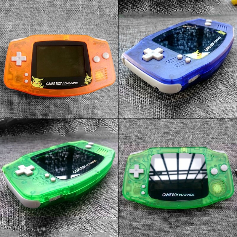 โปร่งใสเต็มชุดเคสฝาครอบกรอบอะไหล่ซ่อม ชุด สำหรับ GameBoy Advance GBA