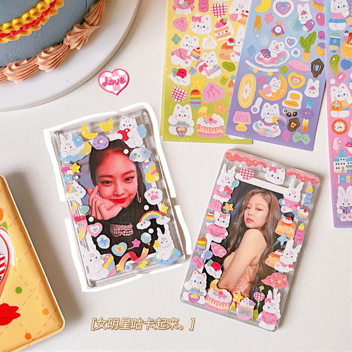 [FREESHIP] Sticker Miếng Dán Họa Tiết Hoạt Hình Mèo Cute