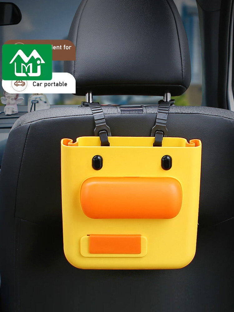 Deelix Kitchen Trash Bin Household Kitchen Trash Bin Hangable Car Folding Multi function Garbage Bin