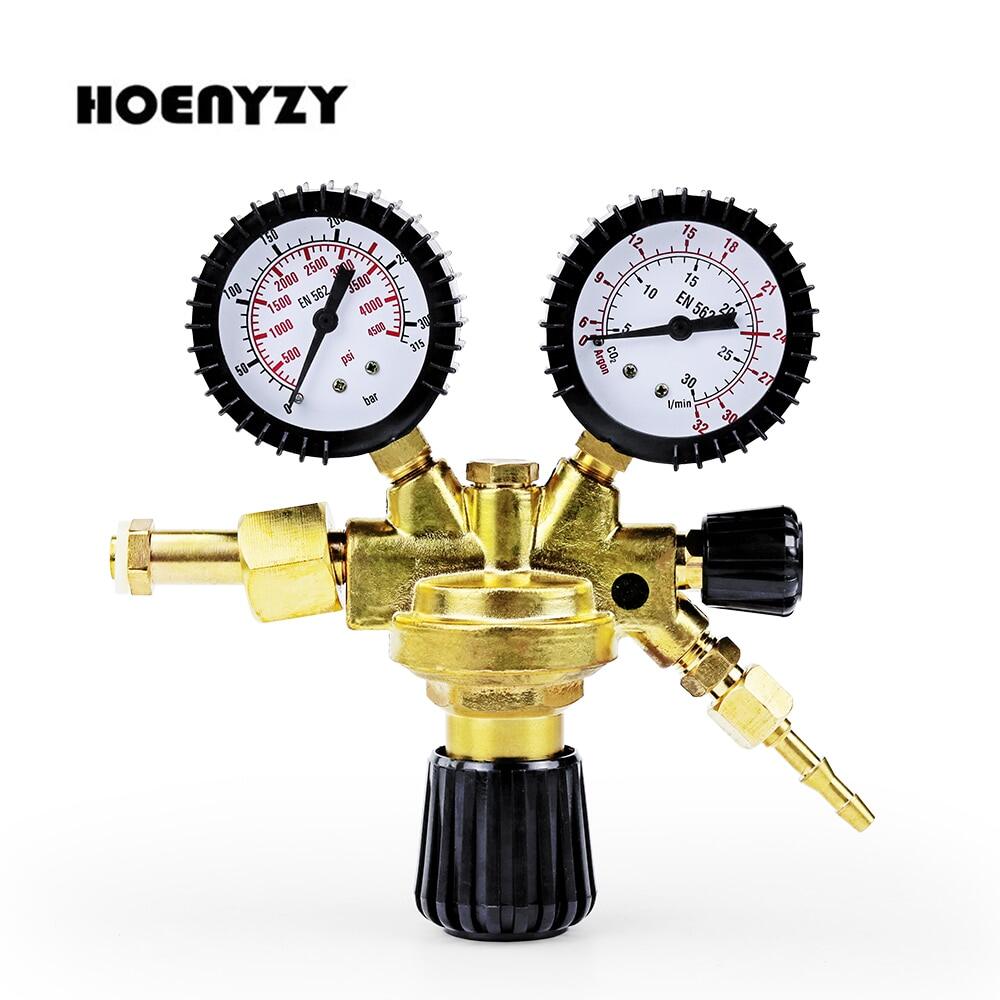 AR/CO2 Mig Tig Flow Meter Gas Regulator Flowmeter Welding Weld Gauge