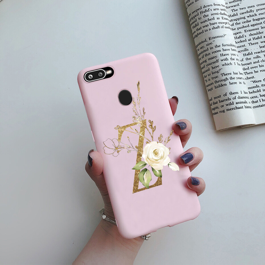 Dành Cho OPPO F9/Realme U1/A7X/F9 Pro Ốp Lưng Ốp Silicon Mềm Chữ Dễ Thương, Ốp Chống Sốc Ốp Điện Thoại
