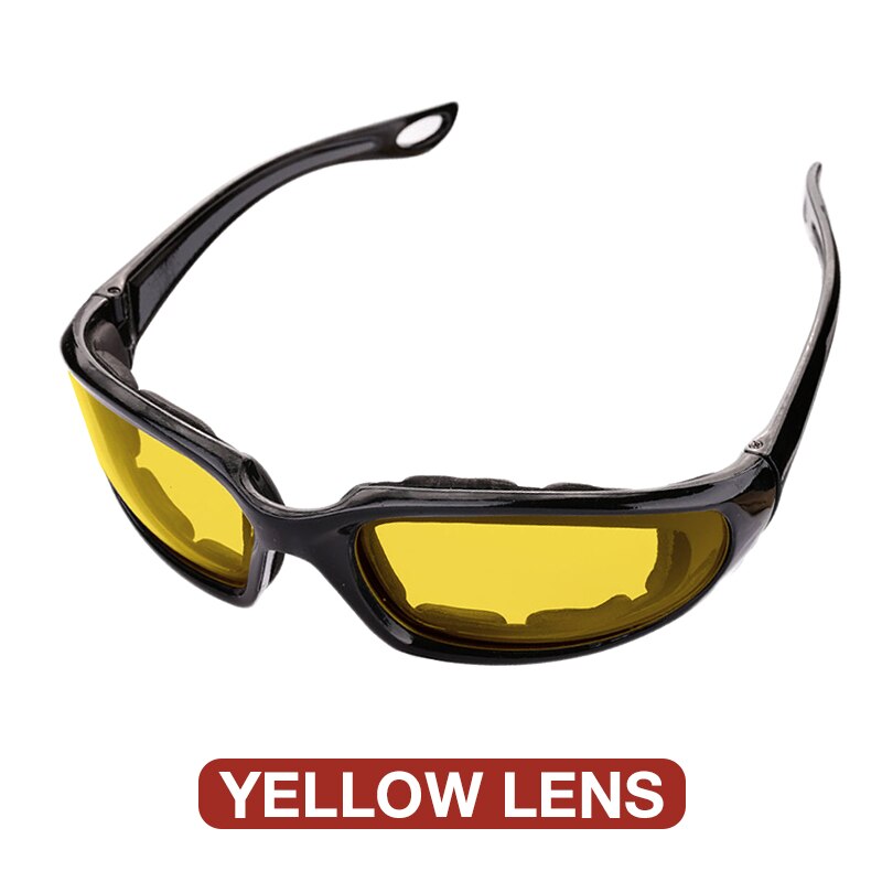 Riding Motorcycle Sunglasses Outdoor Sports Cycling Bike Black Frame Eyewear Windproof Lightproof Motorbike Men Eyewear