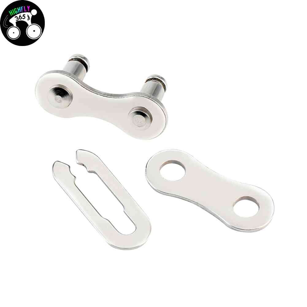 2pcs Bicycle Chain Link Connector Joints Magic Buttons Speed Quick Buckles