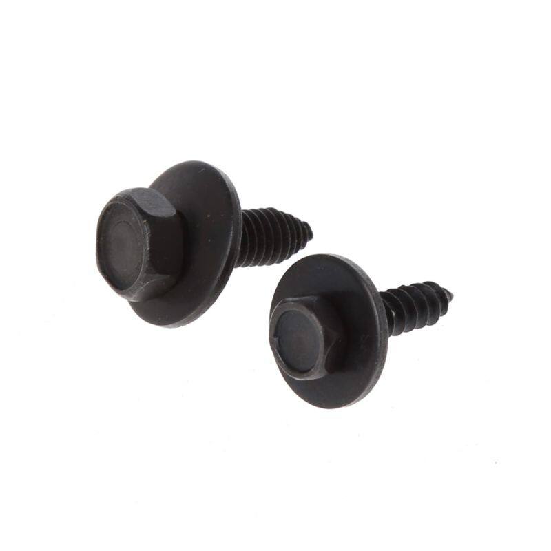 10PCS Universal Hex Screws Self Tapping Tapper Screw for Various Car Vehicle Models Kit
