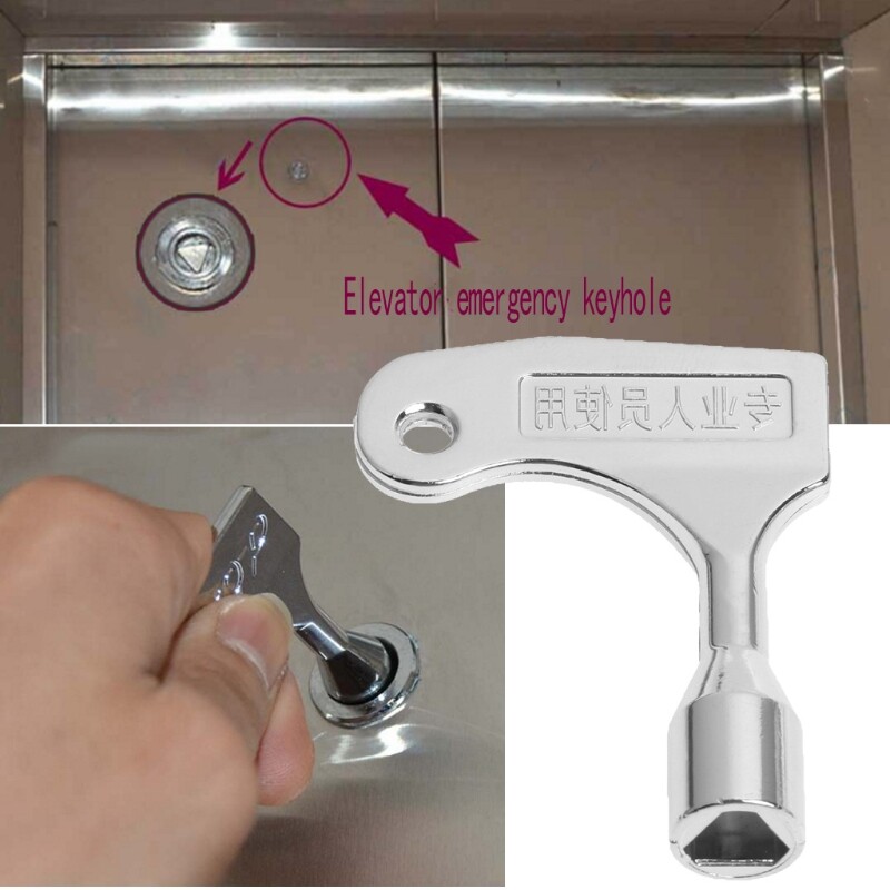 Hot Bán 1 Chiếc Chìa Khóa Cửa Thang Máy /Tam Giác Key /Chìa Khóa Xe Lửa Phổ Thông