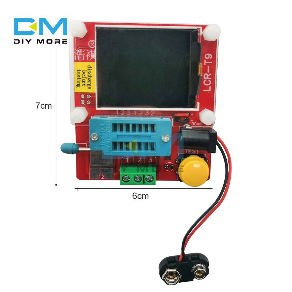 diymore LCR-T9 Máy Đo Bóng Bán Dẫn Đa Chức Năng Máy Kiểm Tra Hiển Thị Đồ Họa TFT Đo Điện Dung Đi-ốt Linh Kiện Điện Tử Công Nghiệp