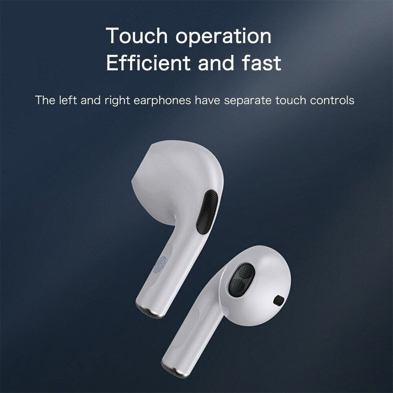 Tai Nghe Bluetooth Tai Nghe Không Dây Chân Thật TWS Mini Tai Nghe Thể Thao Pro 4 Tai Nghe Chống Nước Hiển Thị Kỹ Thuật Số