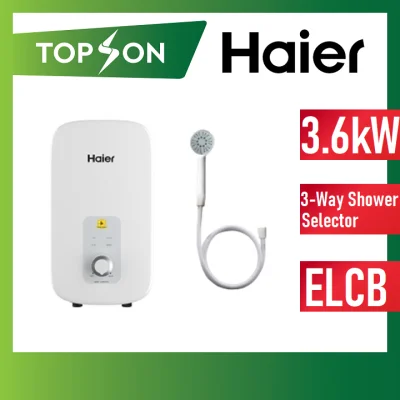 Haier EI36L1 Instant Shower Water Heater No Pump with ELCB Shock Proof
