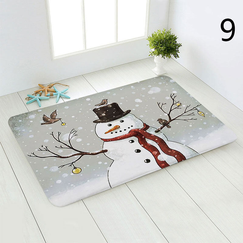 YOYO Christmas Door Mat Santa Claus Floor Carpet Outdoor Indoor Rugs Xmas Home Decor orge513wn