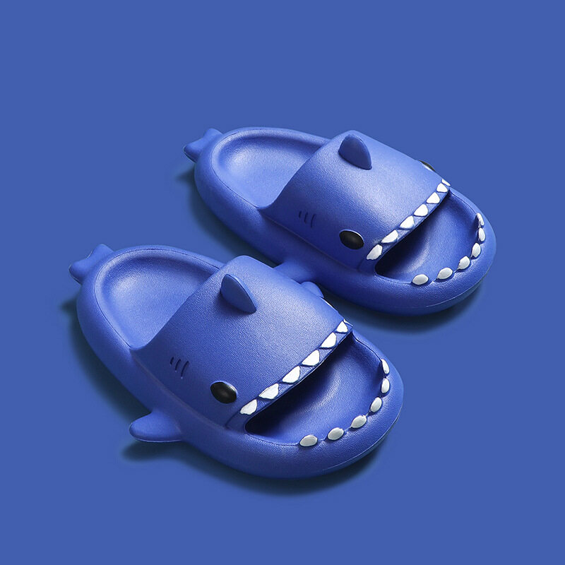 พร้อมสต็อกฤดูร้อนรองเท้าแตะเด็กผู้ชายใหม่การ์ตูน Shark ชายและหญิงรองเท้าแตะชายหาดลื่น Eva รองเท้าแบบมีรูระบายรองเท้าแตะสำหรับเด็ก2021