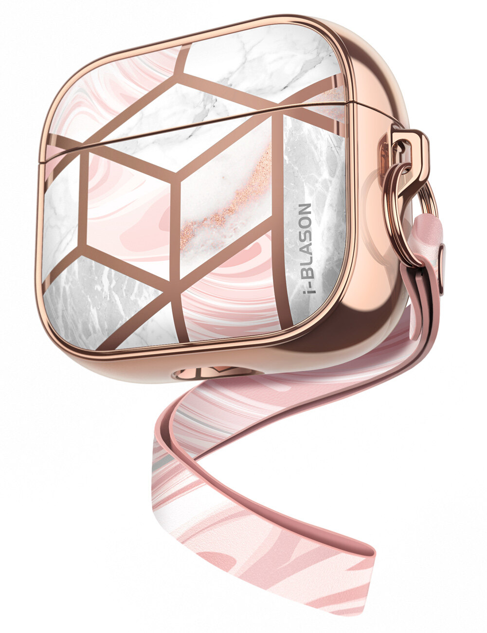 I-BLASON For AirPods 3 Case Cosmo 360° Protective Stylish Marble Case Cover Compatible with AirPods 3rd Generation Case 2021