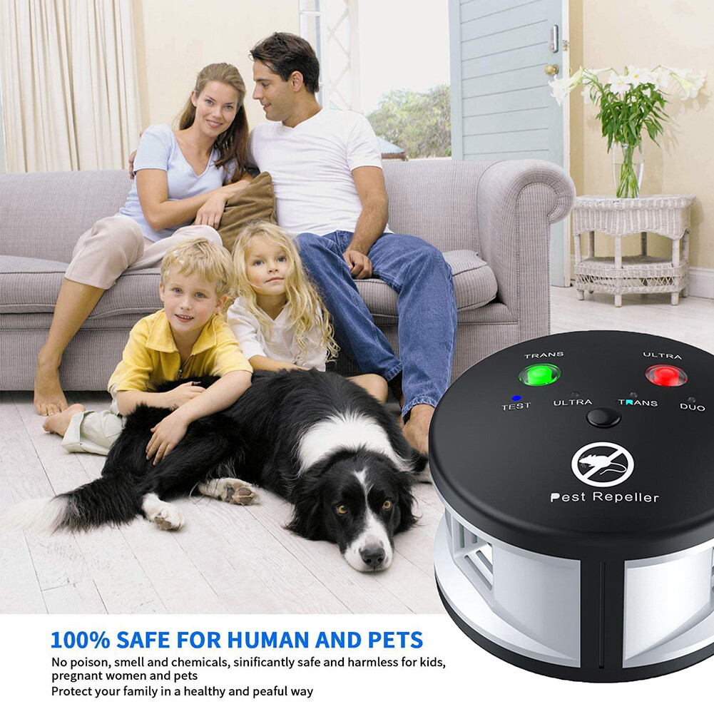 Ultrasonic Mouse Repeller Rodents Rats Mice Repellent Pest Control Insect Killer