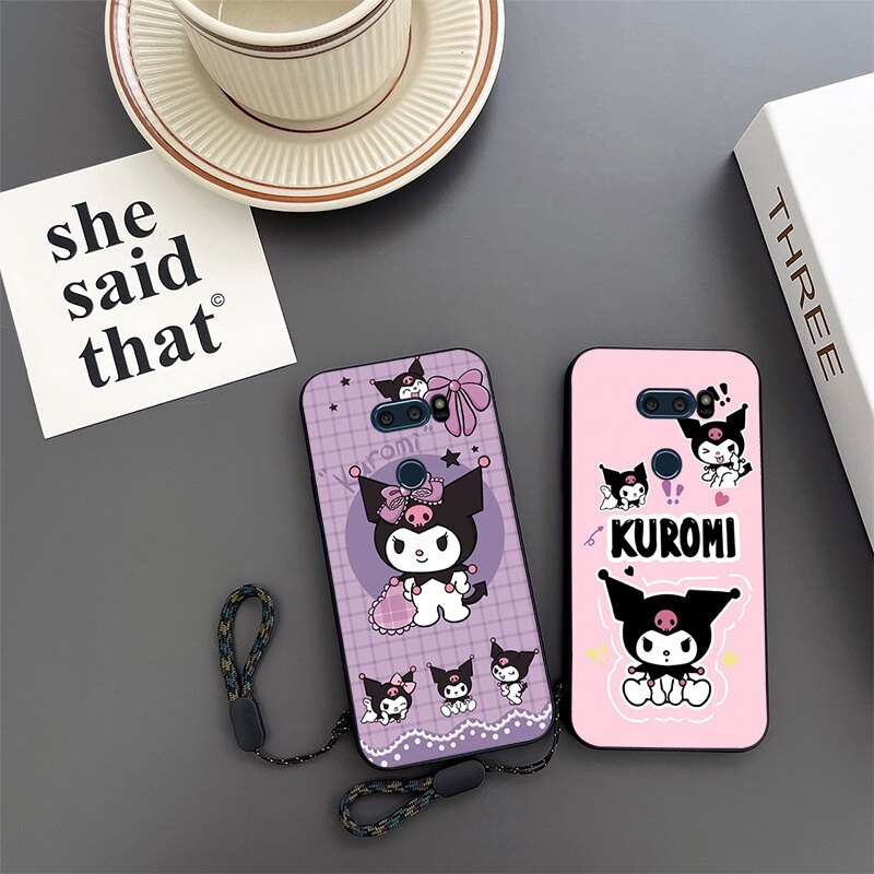 LG V30 V30S V30+ V30 Plus V35 Casing Cute Kuromi Protective Phone Case