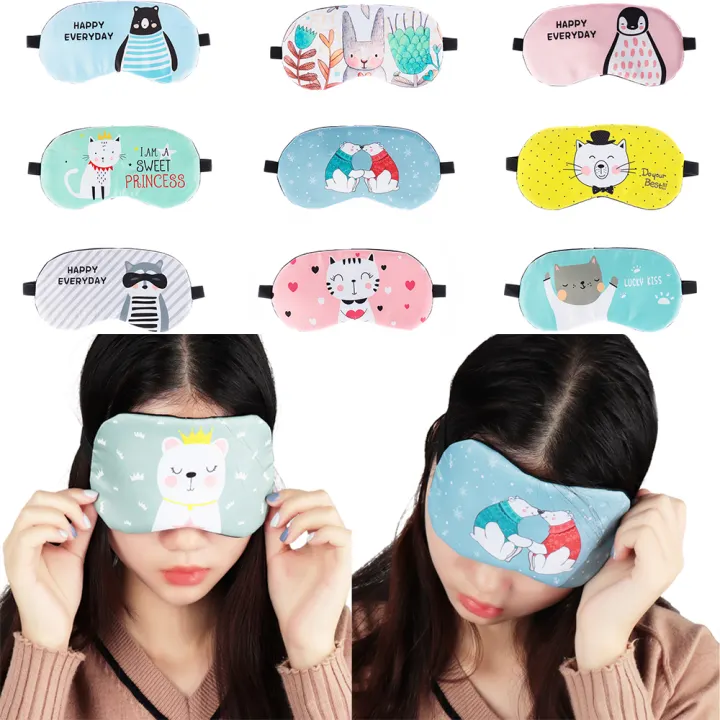 Untuk Perjalanan Kartun Haiwan Berehat Mata Nap Bantuan Tidur Penutup Patch Terendak Topeng Lazada Mata Patch Tidur Terendak Topeng