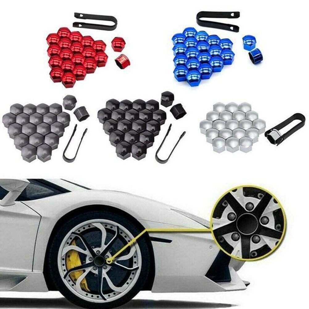 Wheel Nut Covers Wheel Nut Bolt Cap Nuts Wheel Nut Cap 21mm Silver Plating