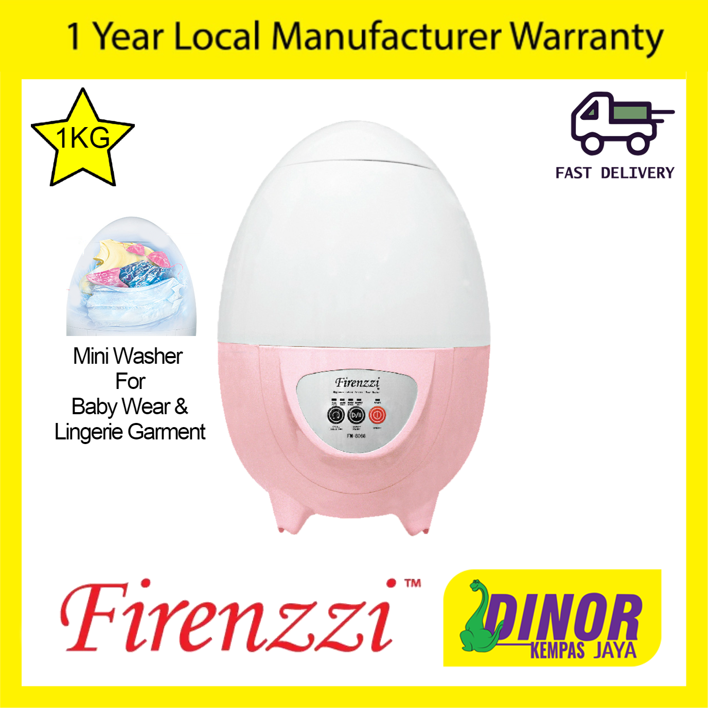 firenzzi mini washing machine