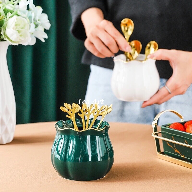 Bắc Âu Ánh Sáng Sang Trọng Nĩa Ăn Trái Cây Và Trái Cây Chèn Set Sáng Tạo Thép Không Gỉ Thời Trang Hộ Gia Đình Nĩa Tráng Miệng Bánh Ngã Ba