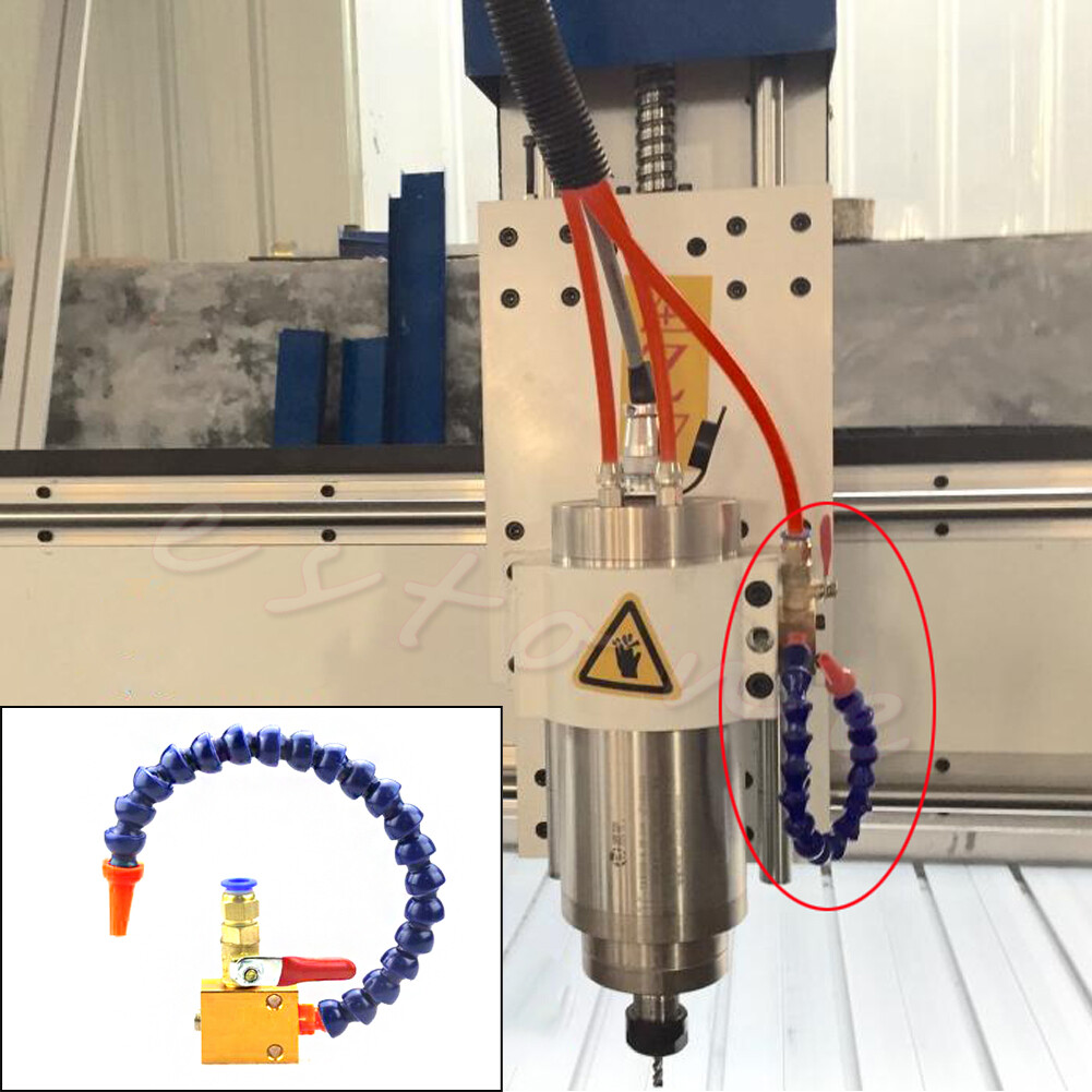 Hệ thống phun sương bôi trơn nước làm mát, cho máy khoan phay máy tiện cnc ống dẫn khí 8mm