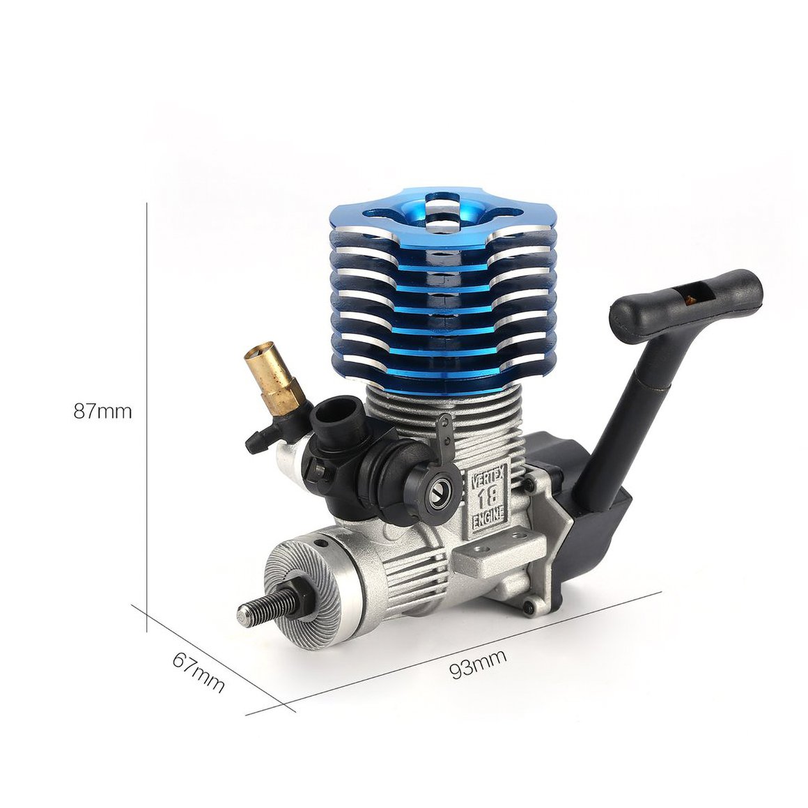 คะแนนที่ดีที่สุด VX 18 Pull Starter Engine สำหรับ RC 1/10 HSP HPI ...