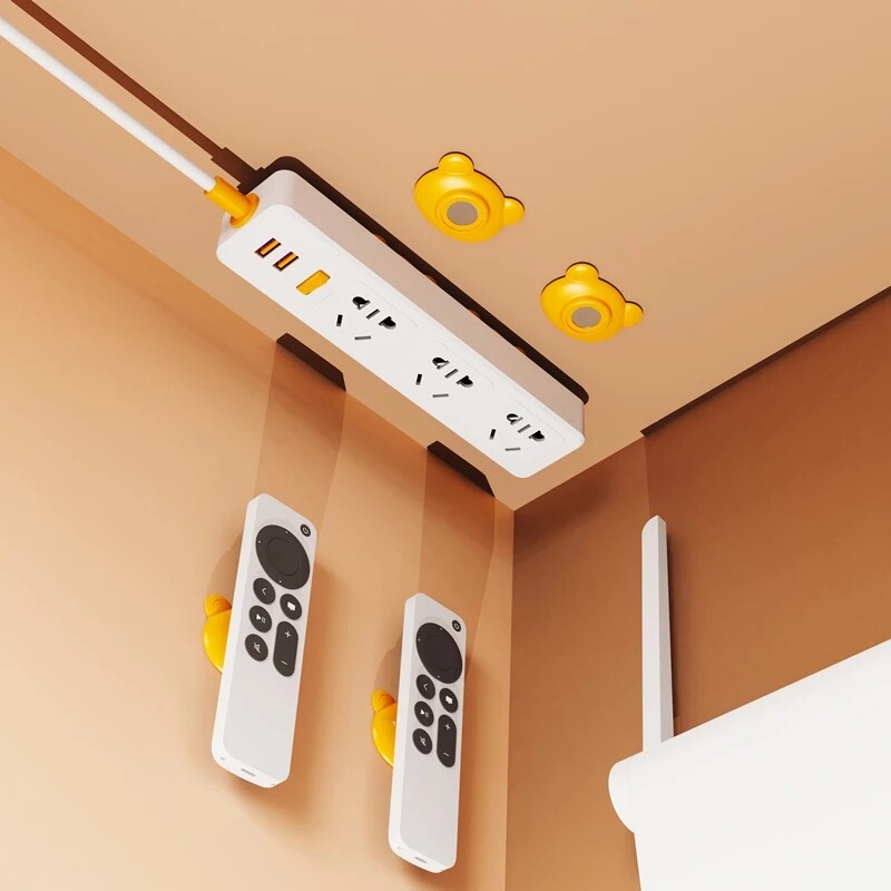 Wall Mount Strong Magnet Holder Hook Remote Control Storage Holder for Fridge Sticker Home Organizer Hook