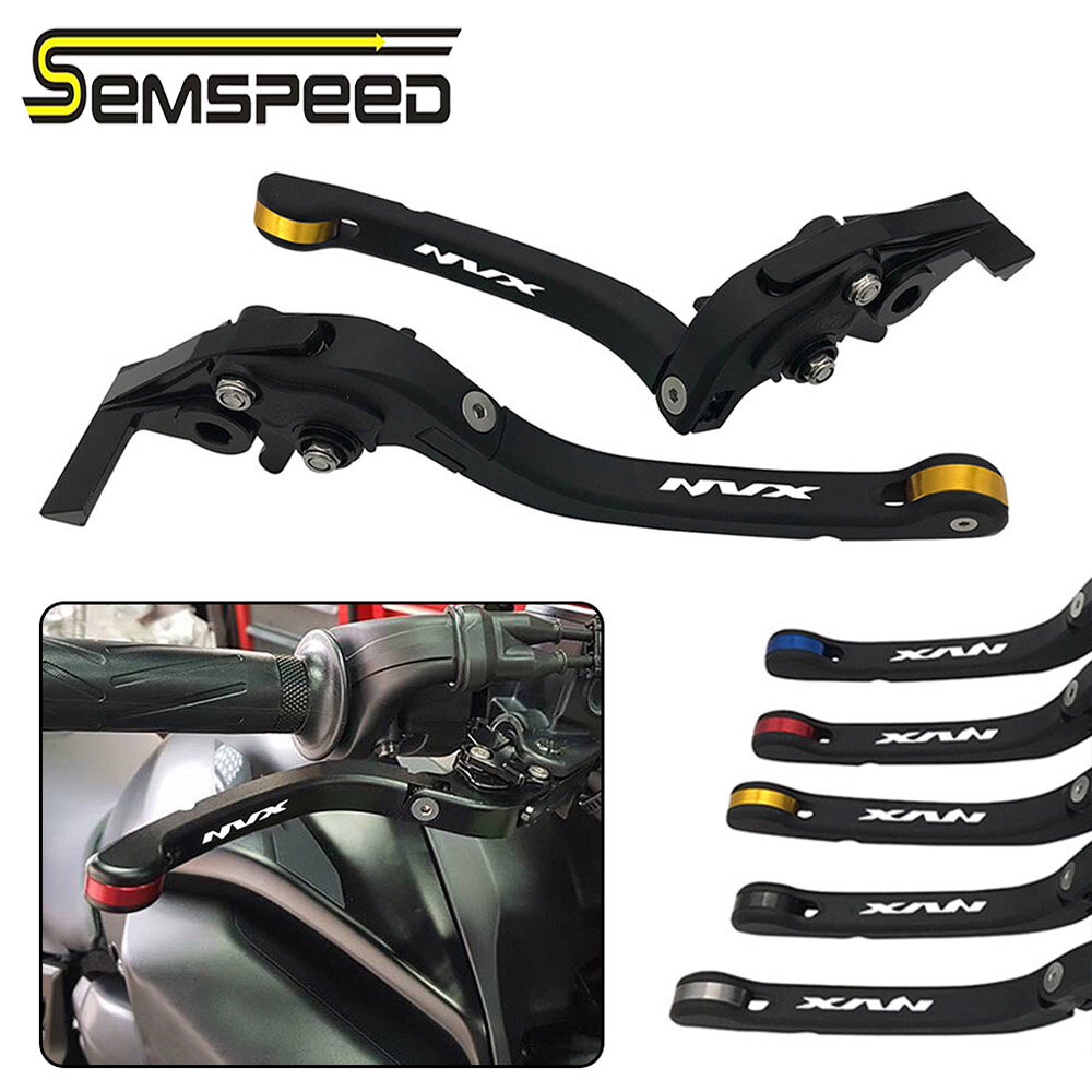 Semspeed motorcycle cnc adjustable folding brake clutch lever for yamaha aerox nvx 155 150 125 nvx155 2015 2016 2017 2018 2019 2020