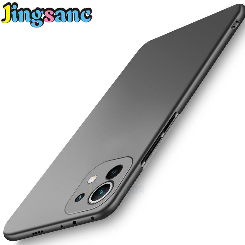 Jingsanc For Xiaomi Mi 11 Lite/Mi 11 Lite 5G/Mi 11 Lite 5G NE Phone Case Hard PC Luxury Ultra Thin Slim Hard Plastic Back Casing Shell Ready Stock