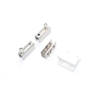 Stainless Steel Glass Door Pivot Hinge Set Glass Showcase Cabinet