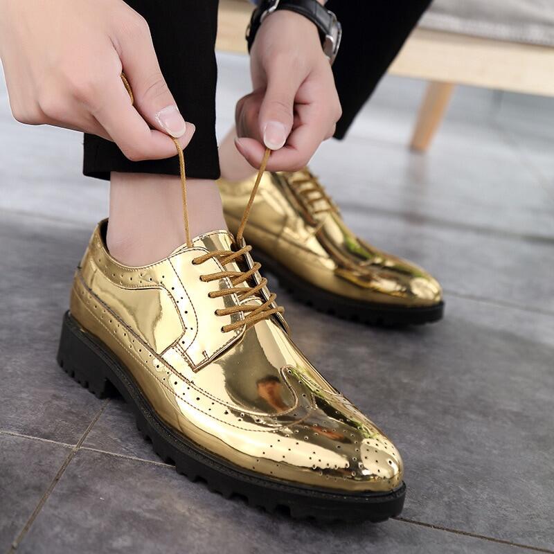 Unlocking Elegance Gold Shoes for Men Discover Your Shine with Empi