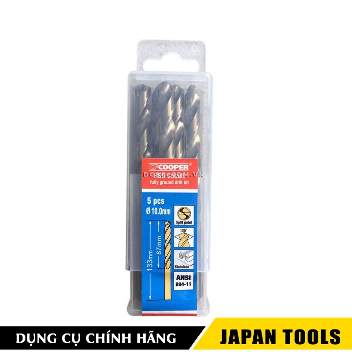 Mũi khoan thép Inox 10mm CFCooper HCM100 (01 mũi) | Japan Tools