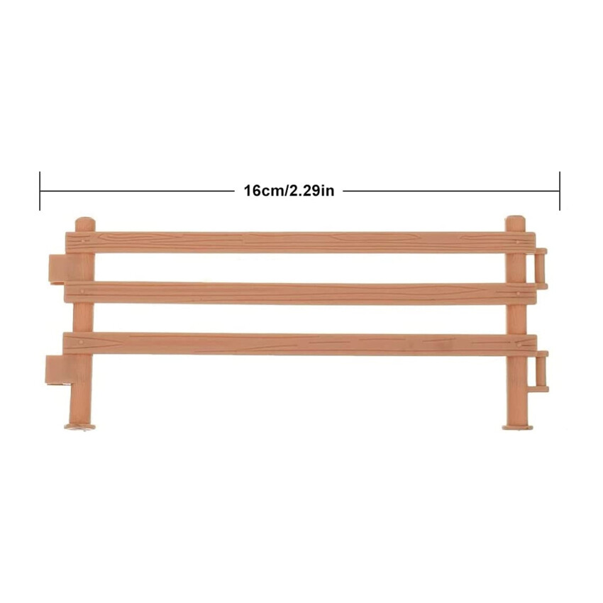 40 Pack Plastic Fence Toys, Mini Fence Plastic Garden Fence Toys Fairy