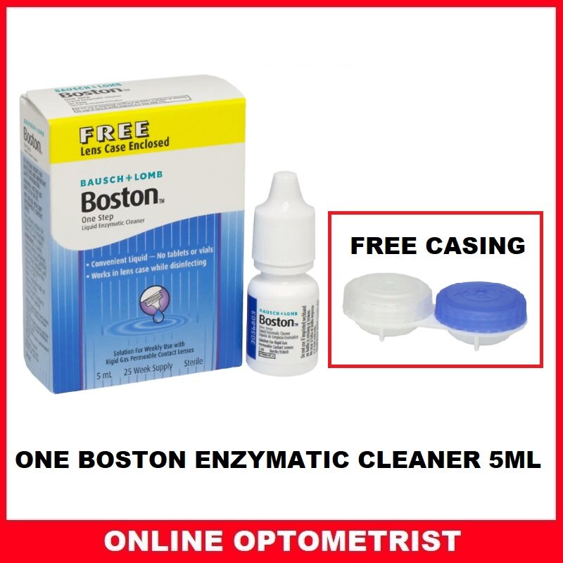 [NEW STOCK] BAUSCH & LOMB BOSTON ENZYMATIC CLEANER 5ML ALL RGP/SCLERAL