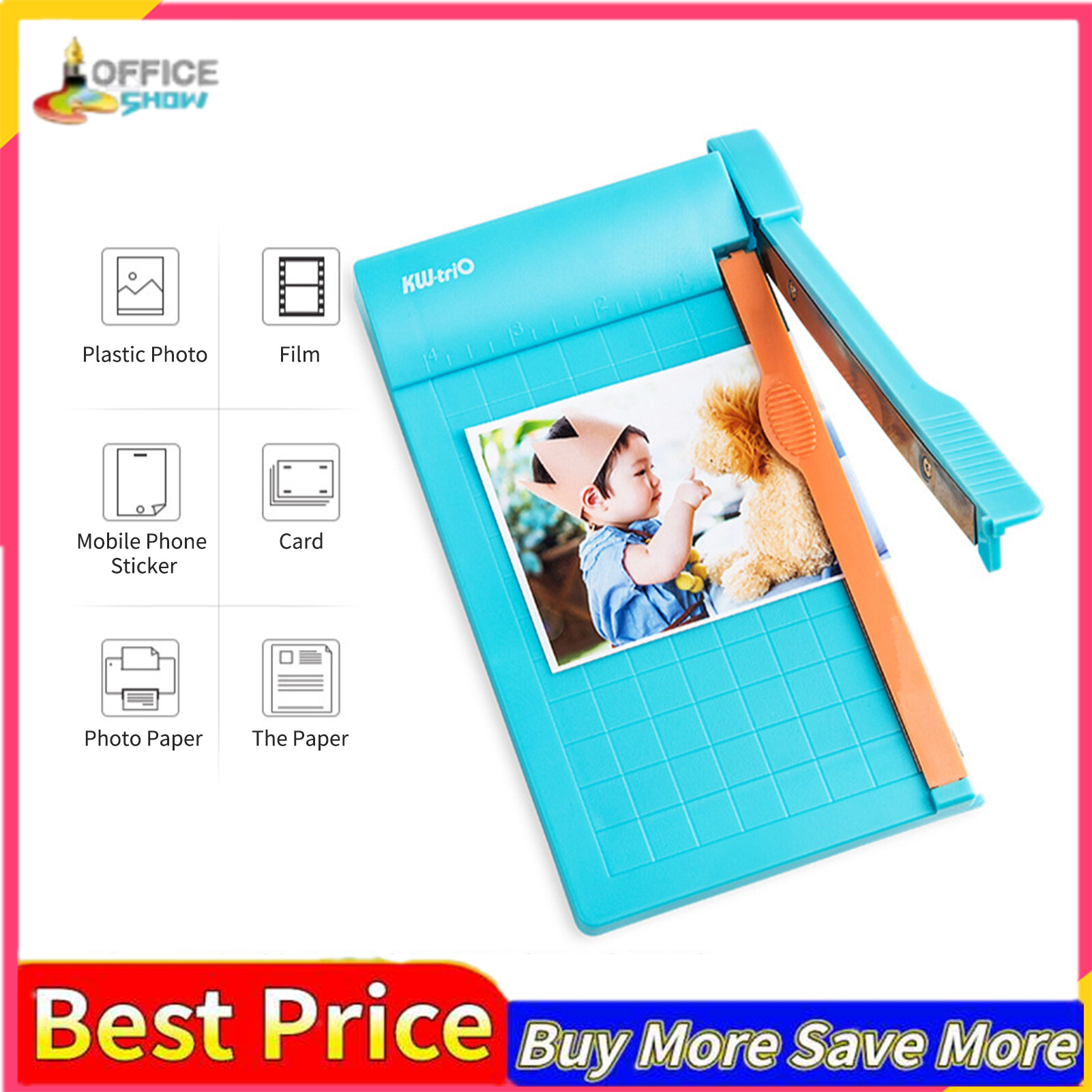 KWtriO Mini Paper Trimmer Guillotine Cutter 6 Inch (160mm) Cut