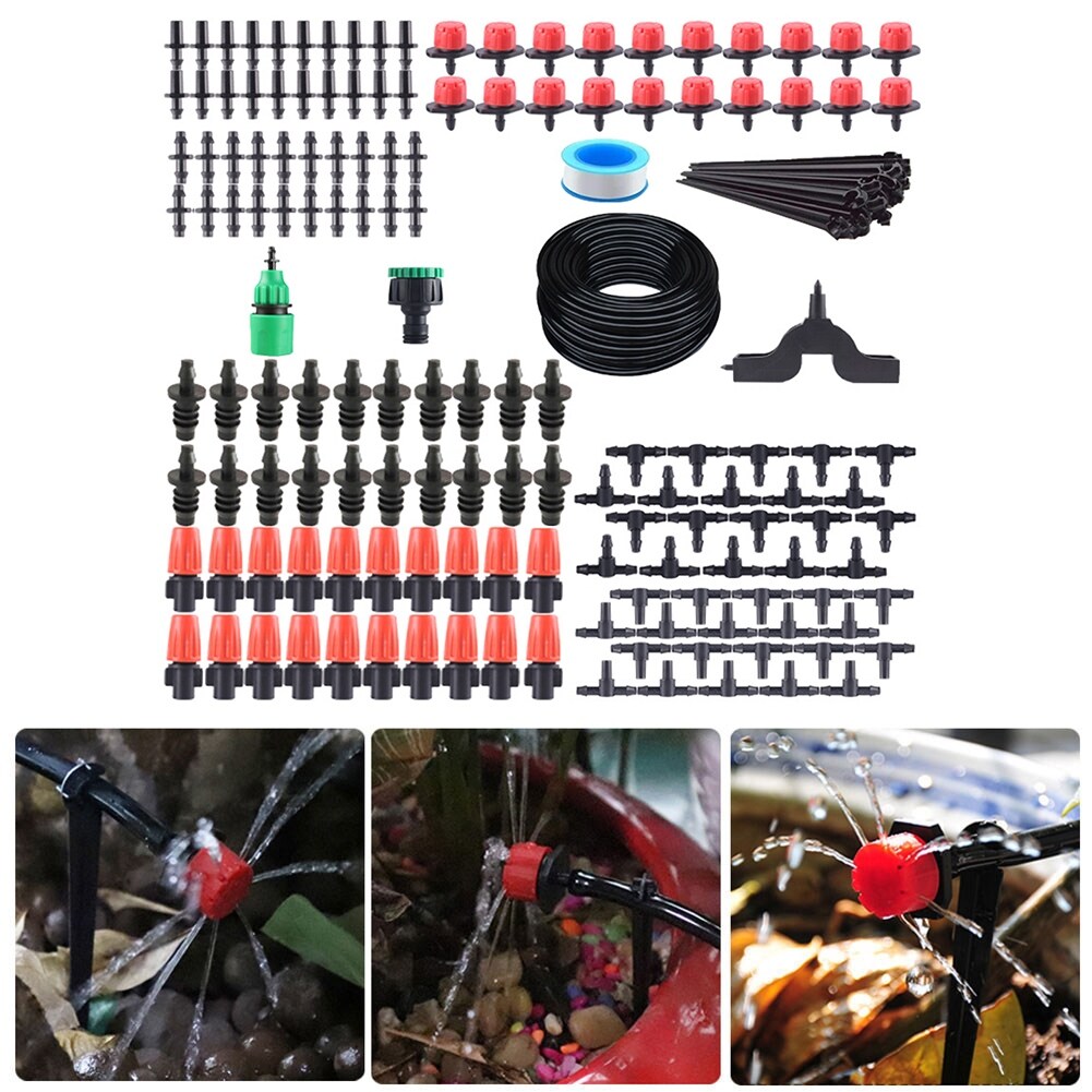10/15/20m DIY Drip Irrigation System Automatic Watering Garden Hose Micro Drip Watering Irrigation Kits with Adjustable Drippers  ELEGANT