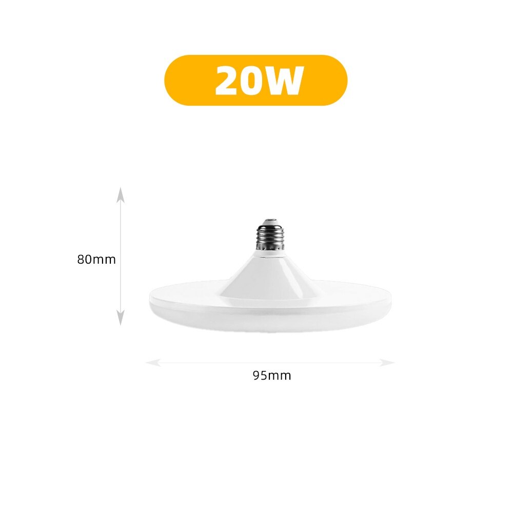 Cammuo led lamp 220v ufo bulb cold white 20w 30w 40w 60w 100w led bulb lights for home lighting