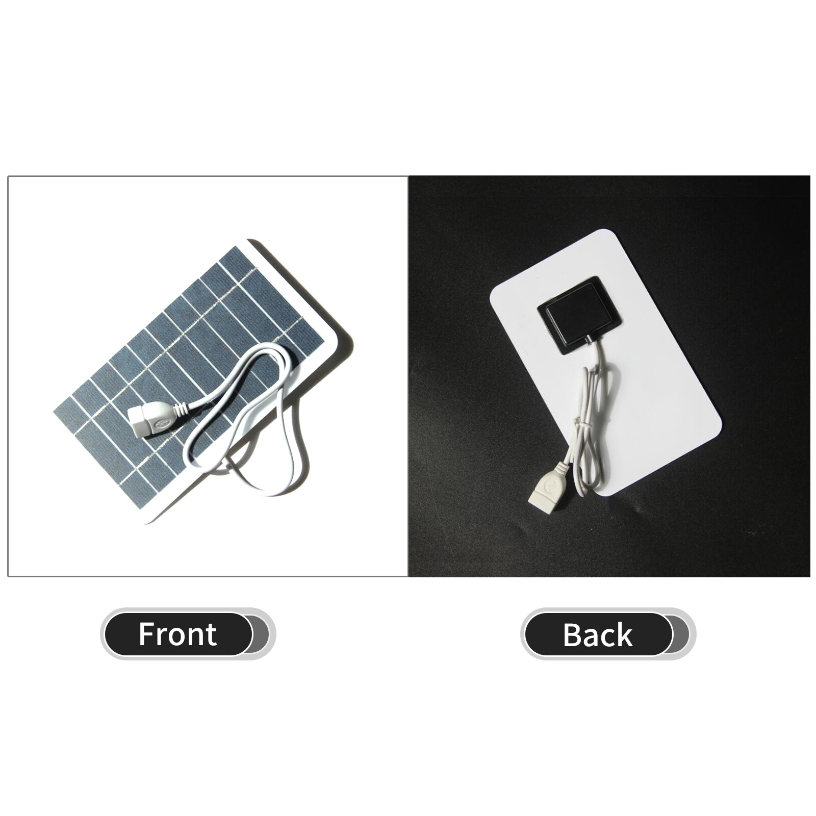 KKmoon Tấm Pin Năng Lượng Mặt Trời Nhỏ 5W/2W 5V Kèm USB Tấm Pin Mặt Trời Silicon Đơn Tinh Thể Tự Làm Tấm Pin Năng Lượng Mặt Trời Di Động Cắm Trại Chống Nước Cho Điện Thoại Di Động