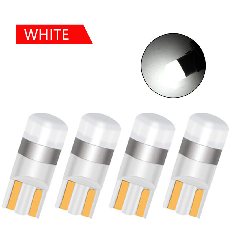 Aitemay 4pcs t10 w5w 3030 smd car led light super bright auto interior parts bulbs 12v 6000k auto license plate lamp dome read light