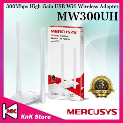 Mercusys Powered By TP-Link MW300UH 300Mbps 2 x 5dBi High Gain USB Wifi Wireless Adapter