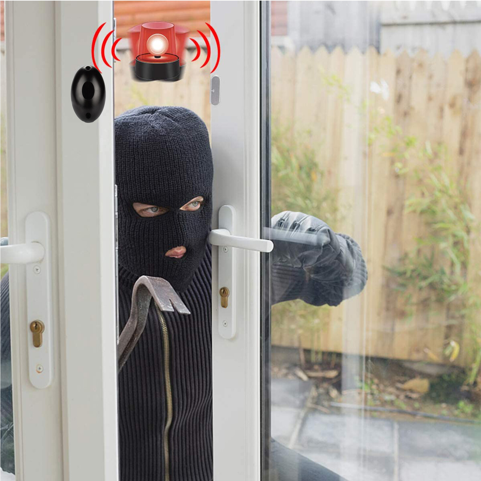 Meterk Cảm Biến Chùm Tia Hồng Ngoại DC12V, Thiết Bị Phát Hiện Hàng Rào Cửa Nhà Để Xe Cửa Cổng Tự Động Cho Hệ Thống Báo Động Chống Trộm Cửa Sổ Phụ Kiện Mở Cửa Trượt 1 Cặp 24V (Tr-Ansmitter Và Máy Thu)