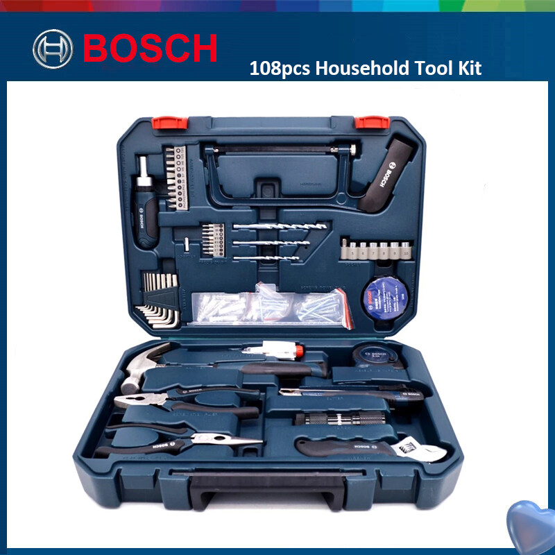 Bosch 108 In 1 Multifunction Household Tool Kit 108ชิ้น Lazada.co.th