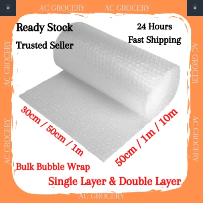 Bubble Wrap Selling 30cm/50cm/1m & 50cm/1m/10m Bulk Purchase