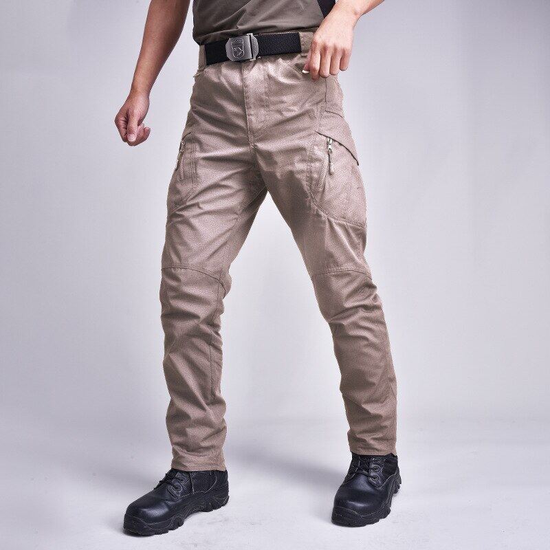 cargo pants with many pockets