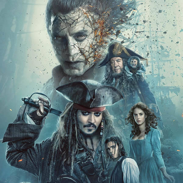 Pirates of The Caribbean 1-5 นาฬิกาข้อมือเด็กภาพยนตร์เรียนภาษาอังกฤษดีวีดีต้นฉบับ