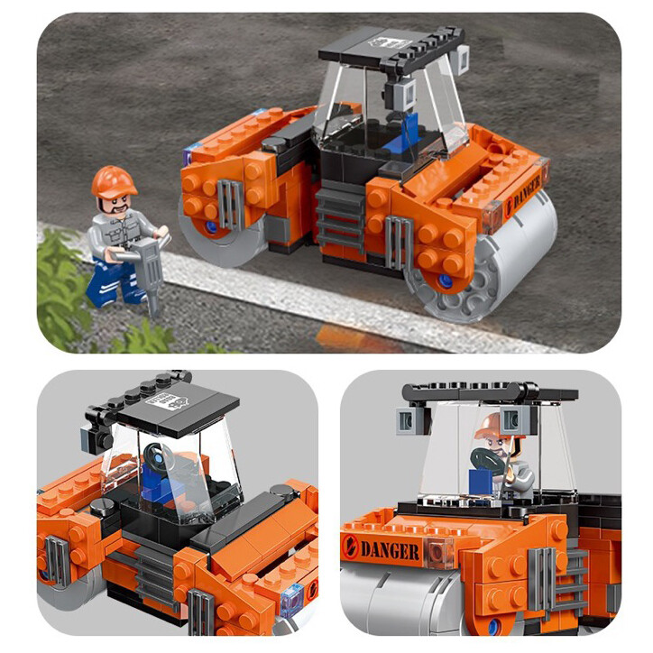 Construction Vehicles Building Block Toy Assembly Particle Children Development Education Collection Toys Puzzle Boys And Girls Birthday Gifts Kids toys 6 Years Old And Above
