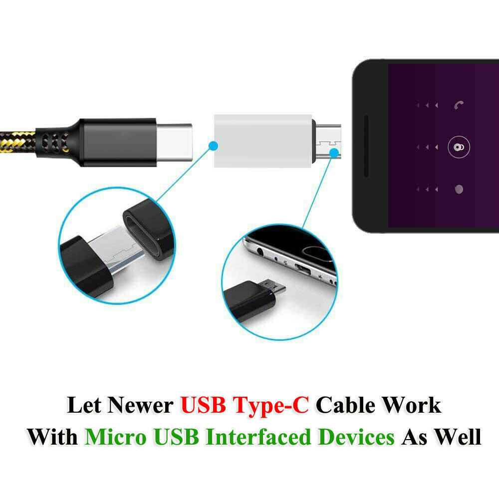 [Songful] đầu đực Micro USB để USB-C Loại C Bộ chuyển đổi cái Adapter sạc kết nối dữ liệu