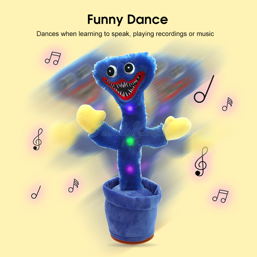 HelloKimi Đồ chơi xương rồng nhảy múa uốn lượn Dancing Cactus 120 bài hát phát ra âm thanh vui nhộn...