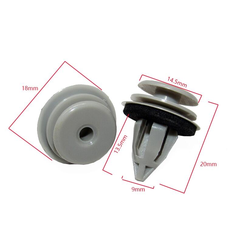 50PCS Panel Card Plastic Trim Clip Trim Fastener Front Rear Door For BMW E36 E46 E60 E63 E64 E84 E83 51418224781