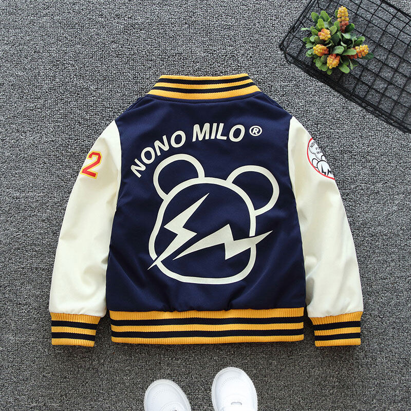YADOU Boys jacket jacket fashion handsome jacket warm windproof jacket
