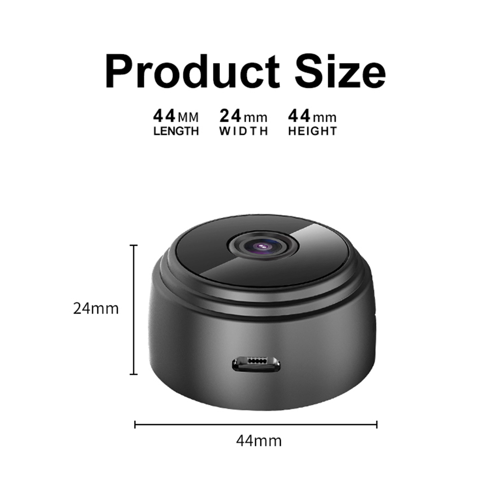 Camera Mini A9 Video Không Dây Tầm Nhìn Ban Đêm 720P HD Máy Quay Micro DVR Phát Hiện Chuyển Động WiFi GIÁM SÁT Webcam Giám Sát An Ninh Trong Nhà Cho Bé